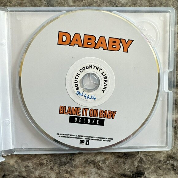 Blame It on Baby by Dababy (CD, 2020) - Picture 3 of 3